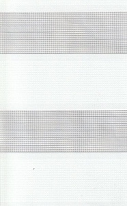 Открытые рулонные шторы день-ночь Римини, белый 15 купить в Можайске с доставкой
